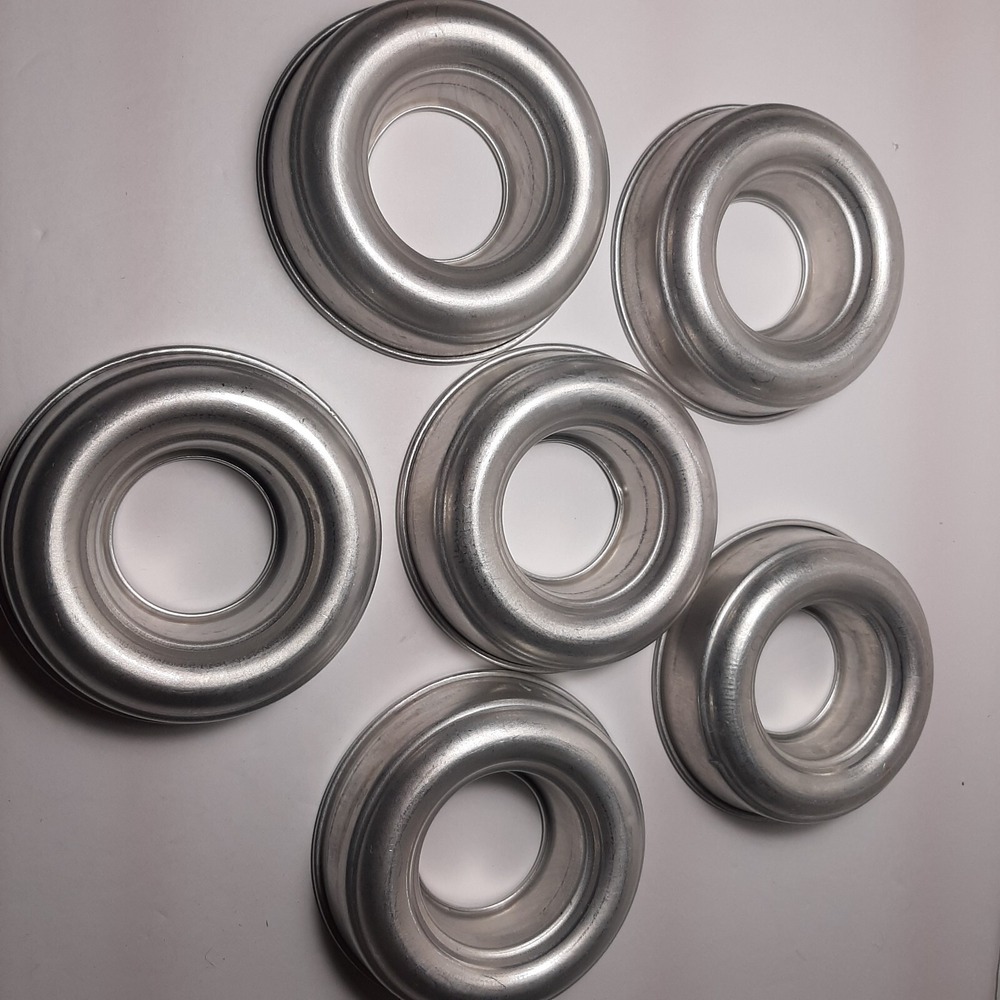 29 Pieces Vintage Aluminum Gelatin Bundt Jello Custard Ring Round Mini Molds - Picture 6 of 10